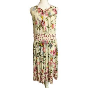 Bila Dress Women's Size XL Amelia Pink Floral Pattern Summer Picnic